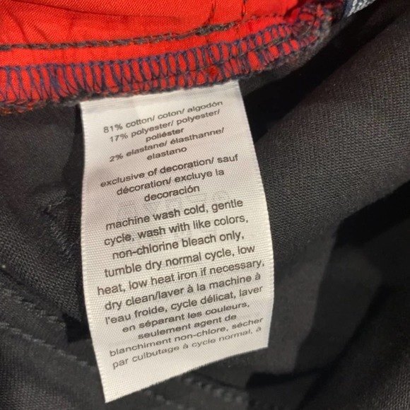 Tommy Hilfiger Black High Rise Cropped Jeans 8 - Picture 6 of 6